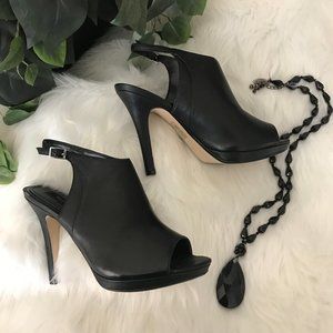 White House Black Market Black High Heels